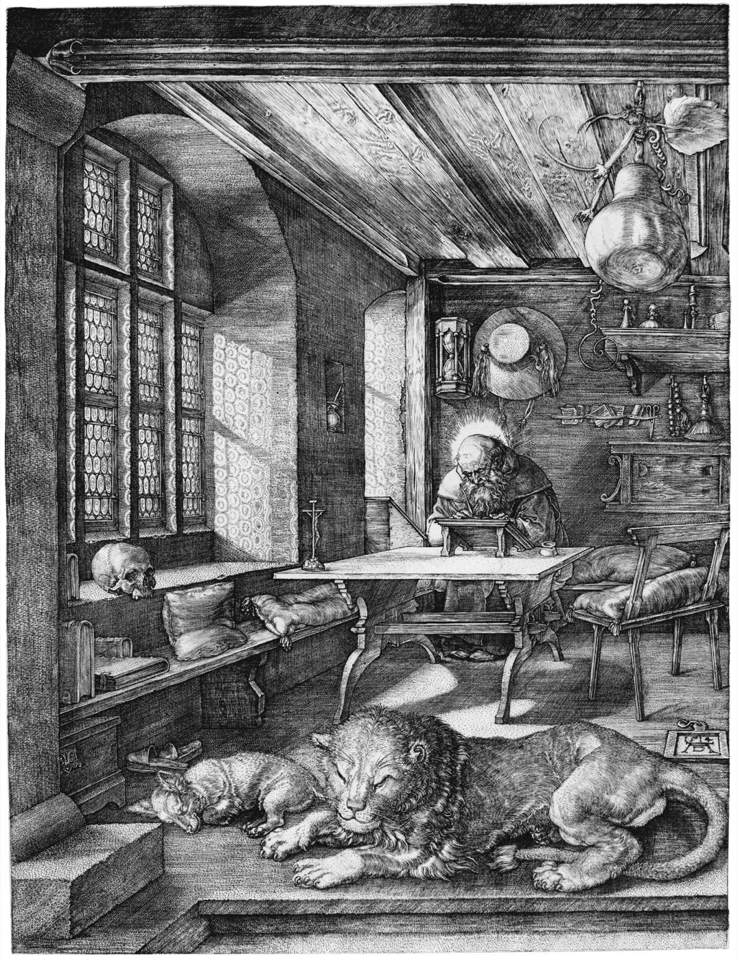 Saint Jerome in his study, after Albrecht Dürer