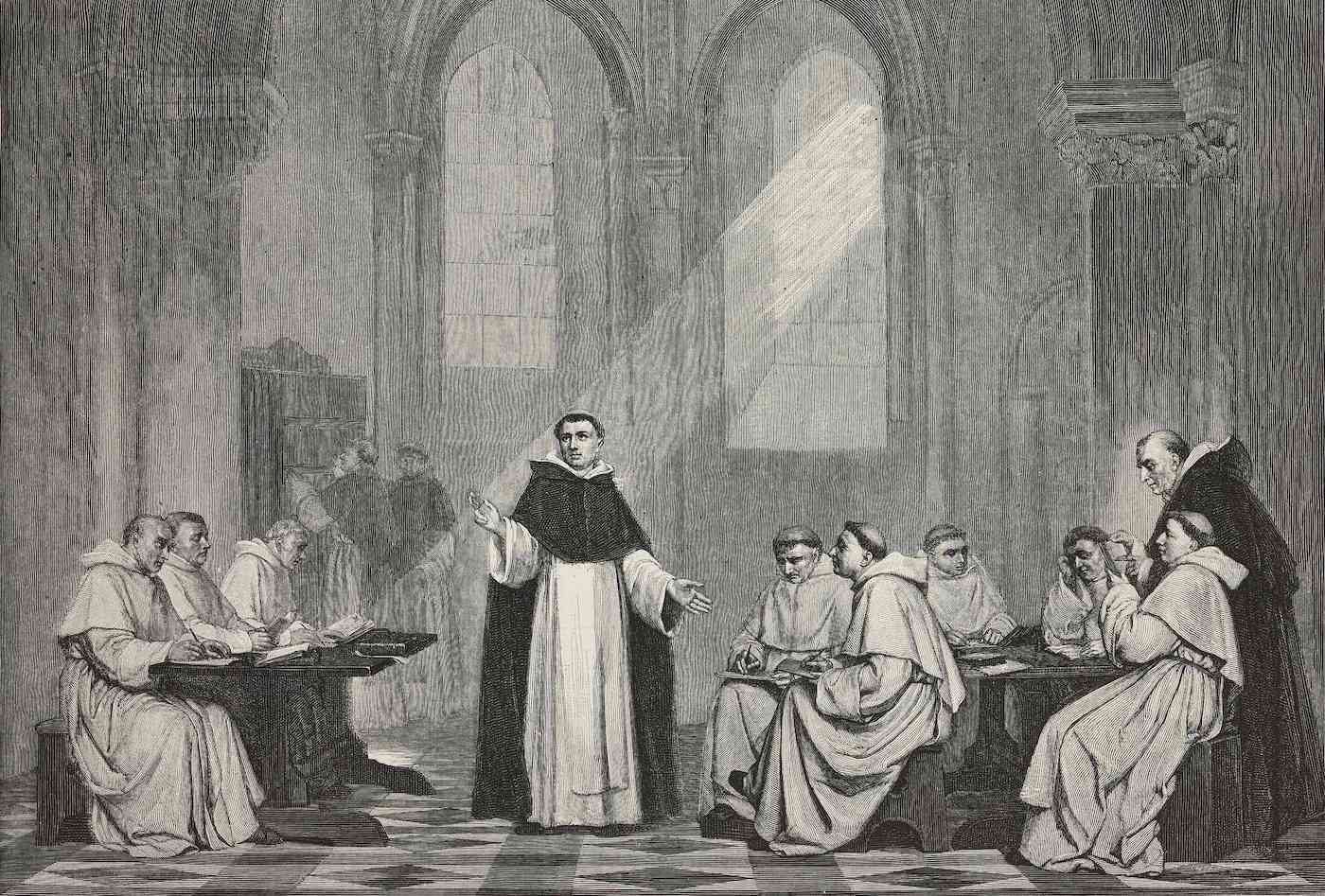 St. Thomas Aquinas among the friars